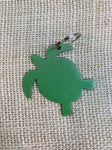 Sea Turtle Metal Keychain