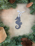 Seahorse Metal Ornament