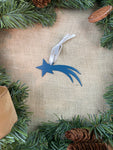 Shooting Star Metal Ornament