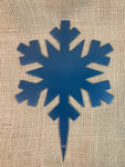 Snowflake Metal Yard Stake (set of 4)