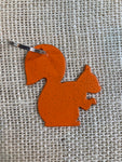 Squirrel Metal Keychain