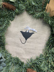 Stingray Metal Ornament