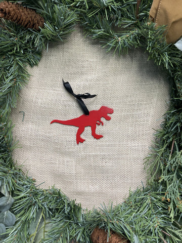 T-Rex Metal Ornament