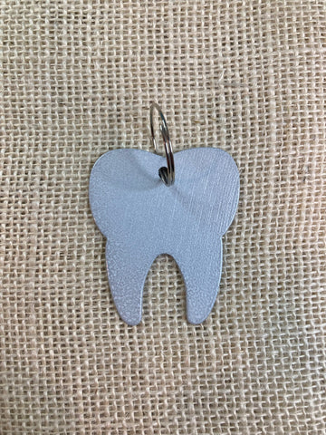 Tooth Metal Keychain