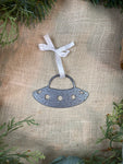 UFO Metal Ornament