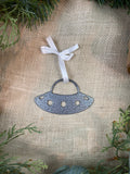 UFO Metal Ornament