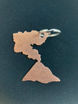 Volcano Metal Keychain