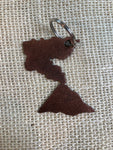 Volcano Metal Keychain