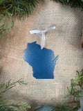 Wisconsin Metal Ornament