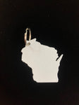 Wisconsin Metal Keychain