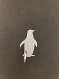 Penguin Metal Keychain